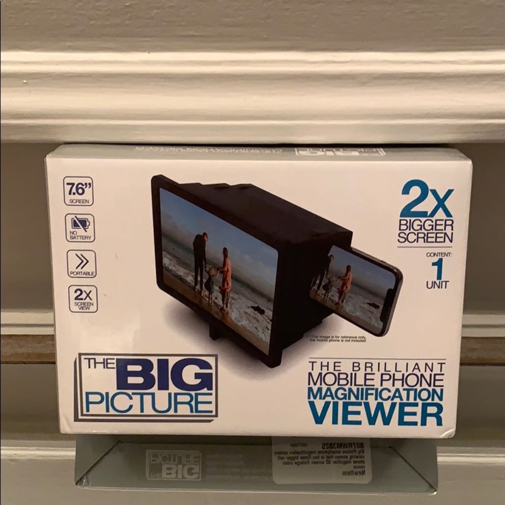 Phone magnifier box
